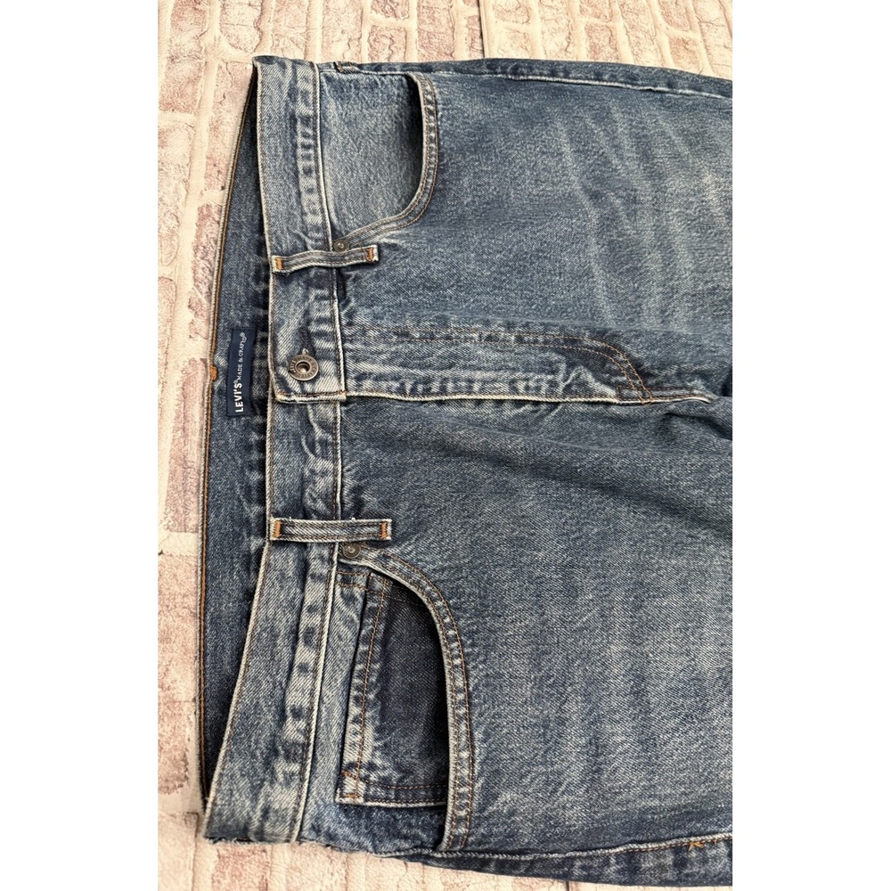 Levis‎ Jeans 511 Mens 36x32 Blue Slim Made and Crafted Big E Whiskers Premium - Picture 3 of 14